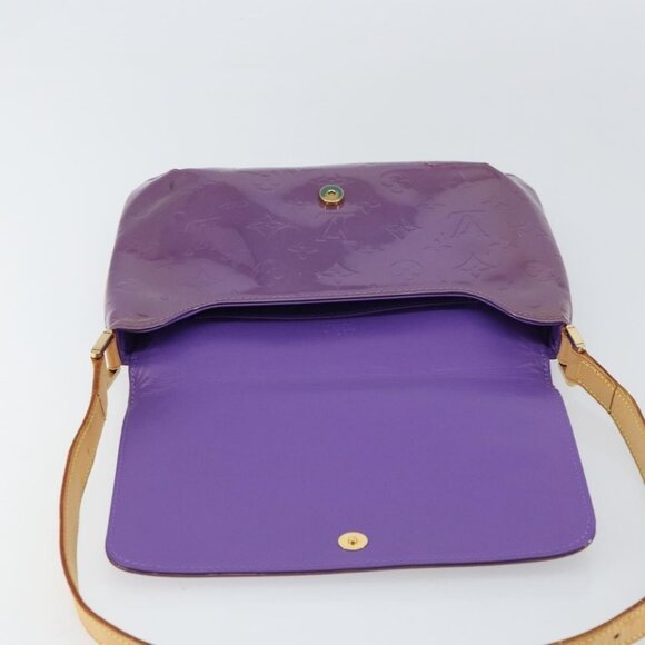 Authentic LOUIS VUITTON Monogram Vernis Thompson Street Bag Viole M91095 LV - Picture 8 of 16